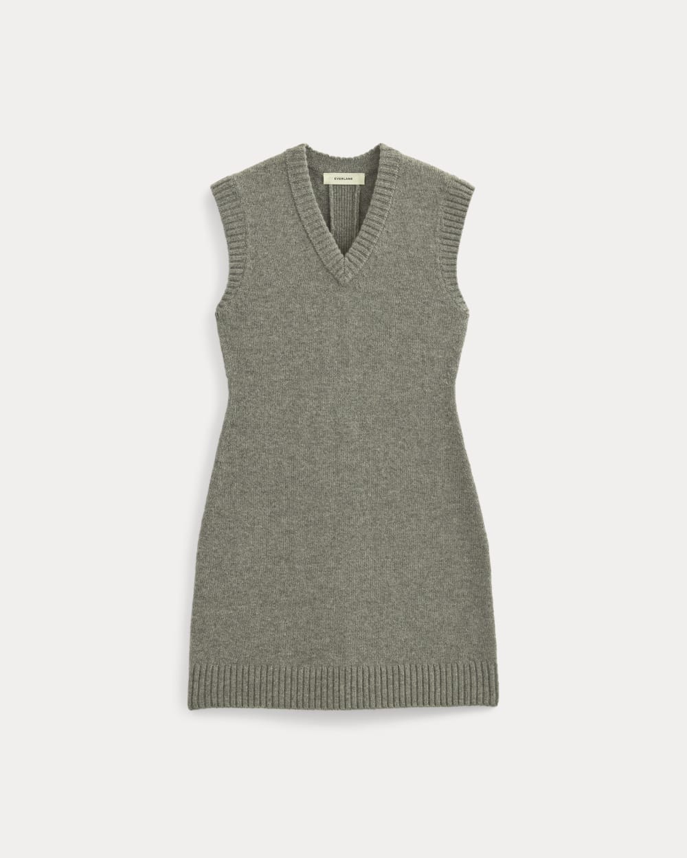 grey sweater vest dress HOTOUCH V Neck Sleeveless Sweater Dress Loose Fit Plaid Sweaters Casual A Line Vest Knitted Pullover Dress,S at Amazon Women's Clothing store