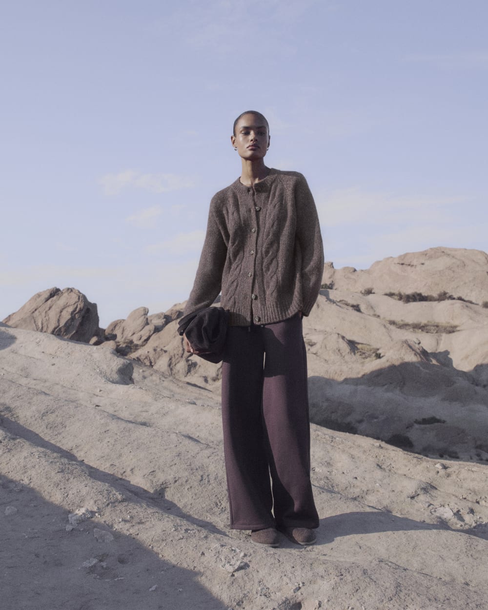 womens-cloud-cable-cardigan-heathered-burgundy | editorial