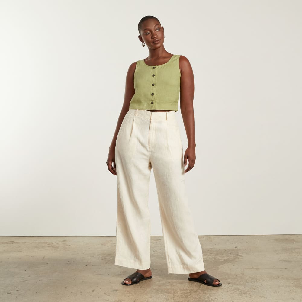 womens-linen-button-crop-tank-leek