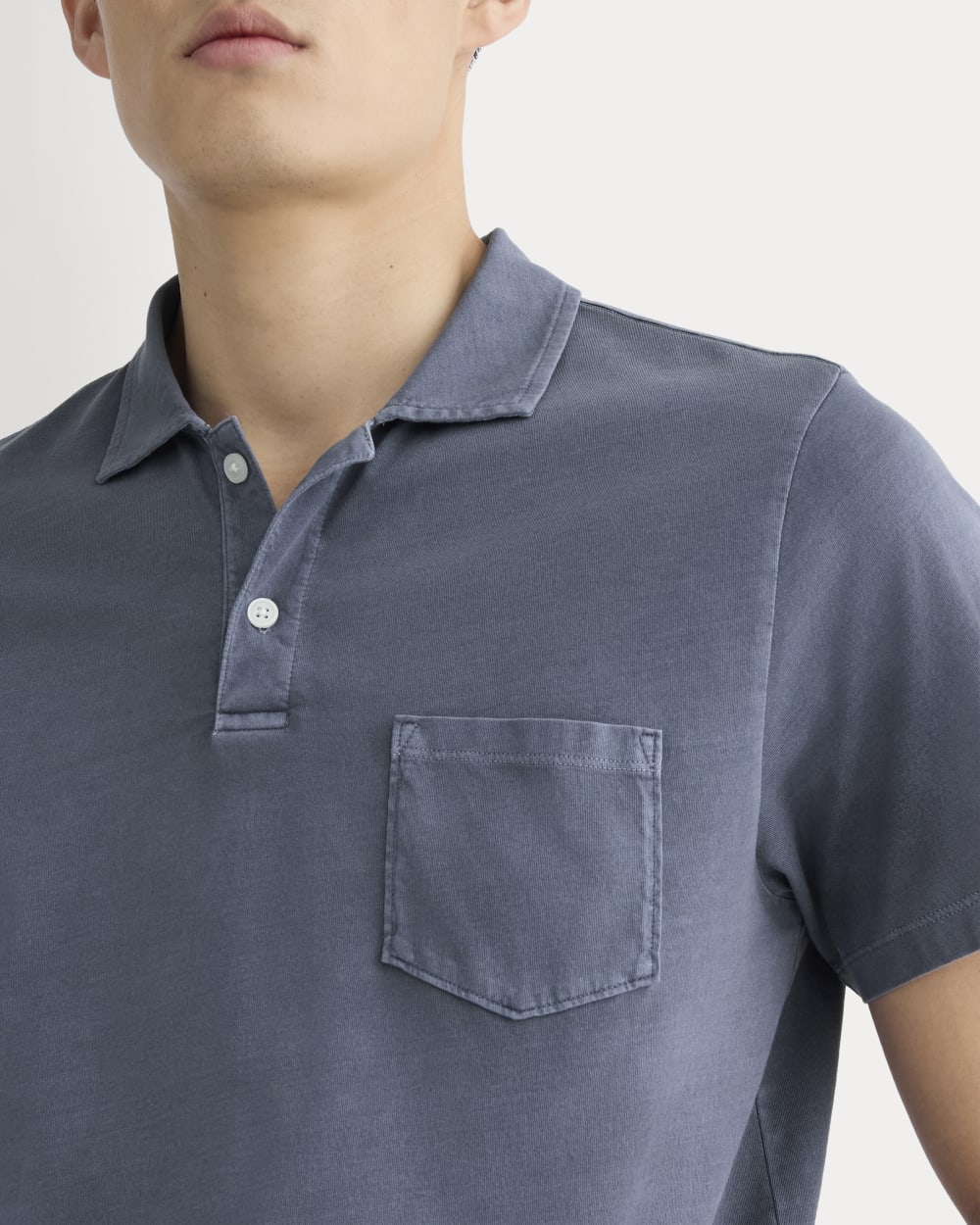 The Essential Organic Garment-Dyed Polo | Navy – Everlane