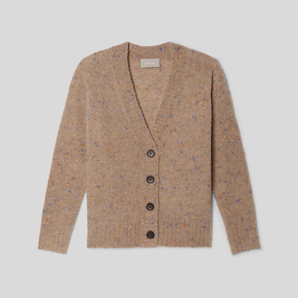 トップス Confetti Cardigan 24SS Brown The Confetti Cardigan | Taupe Multi – Everlane