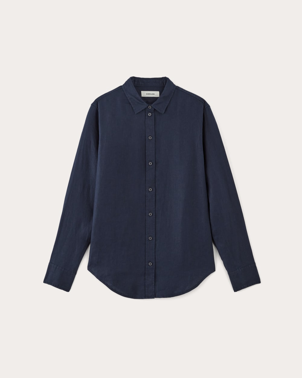 womens-relaxed-linen-shirt-navy | alt