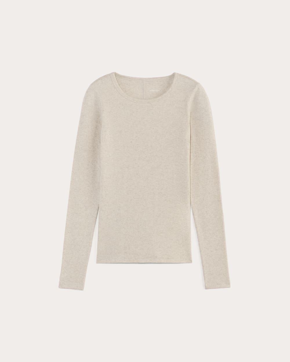womens-supima-rib-long-sleeve-crew-heathered-oat | alt