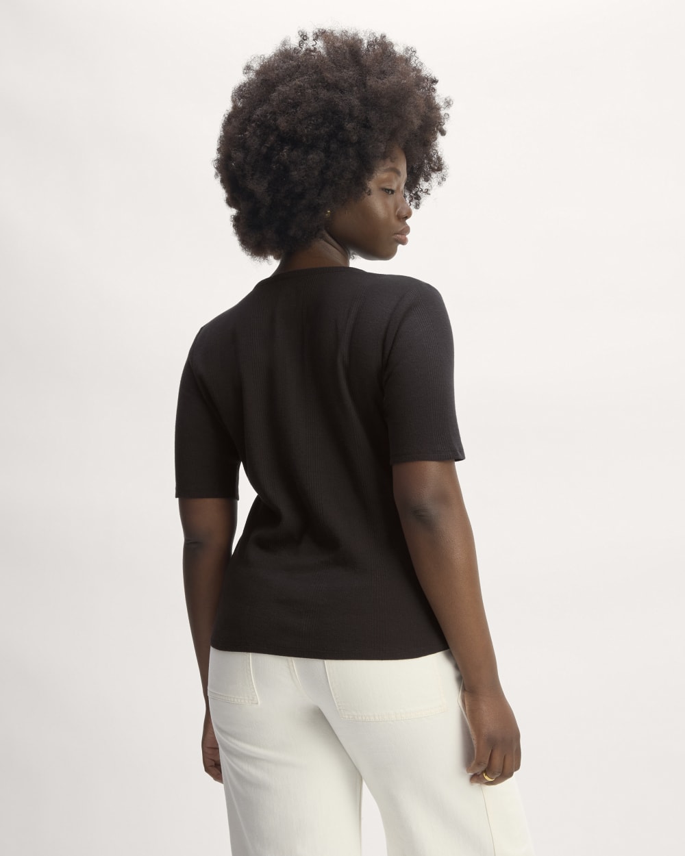 The Vintage Rib Henley | Black – Everlane