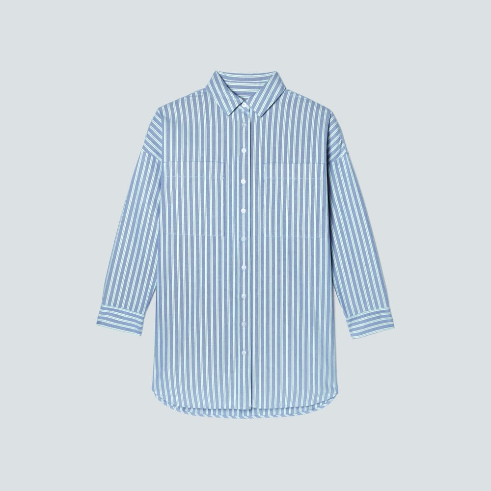 womens-way-long-shirt-lapis-blue-mint-white | alt