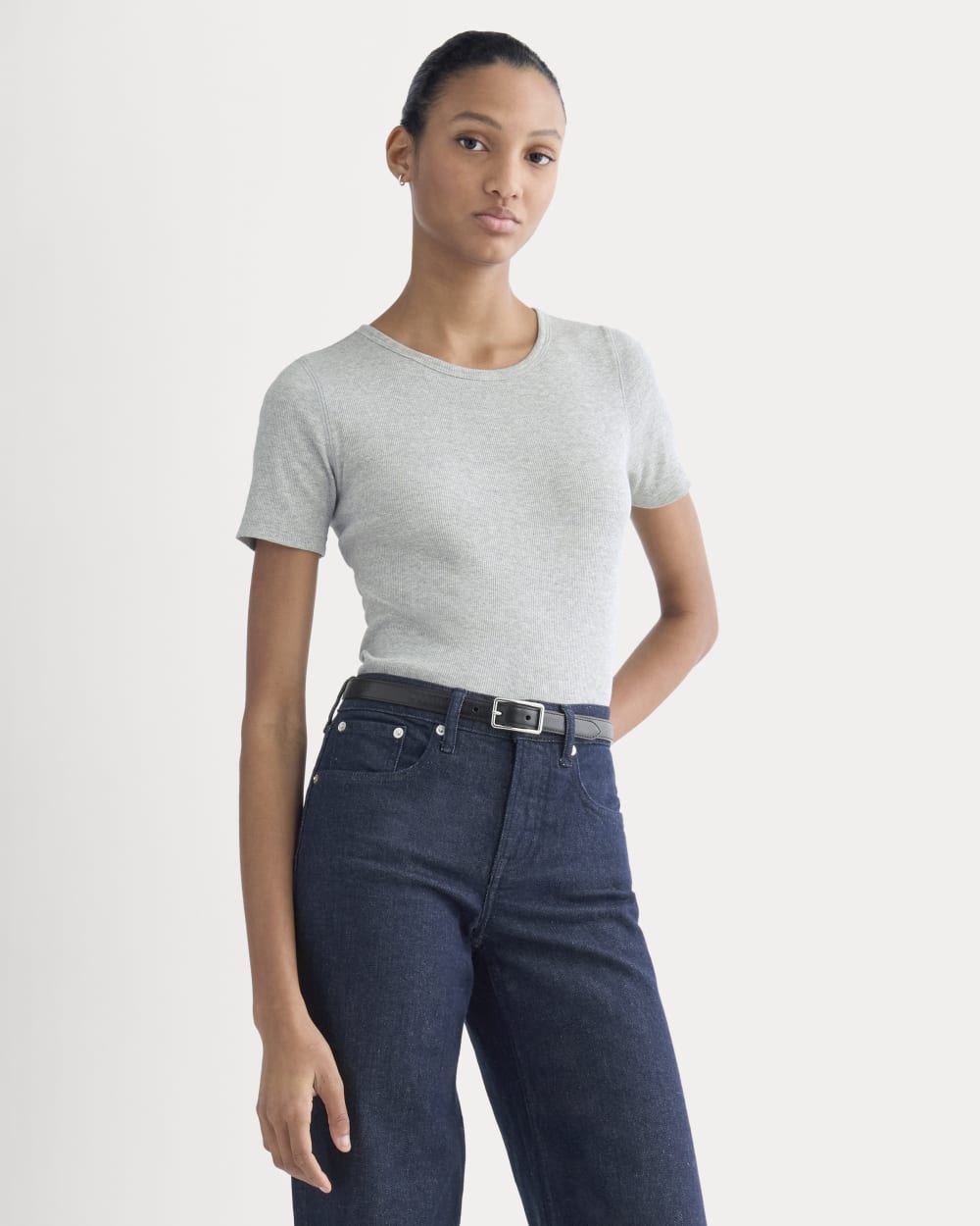 womens-supima-micro-rib-ss-crew-classic-heather-grey | primary