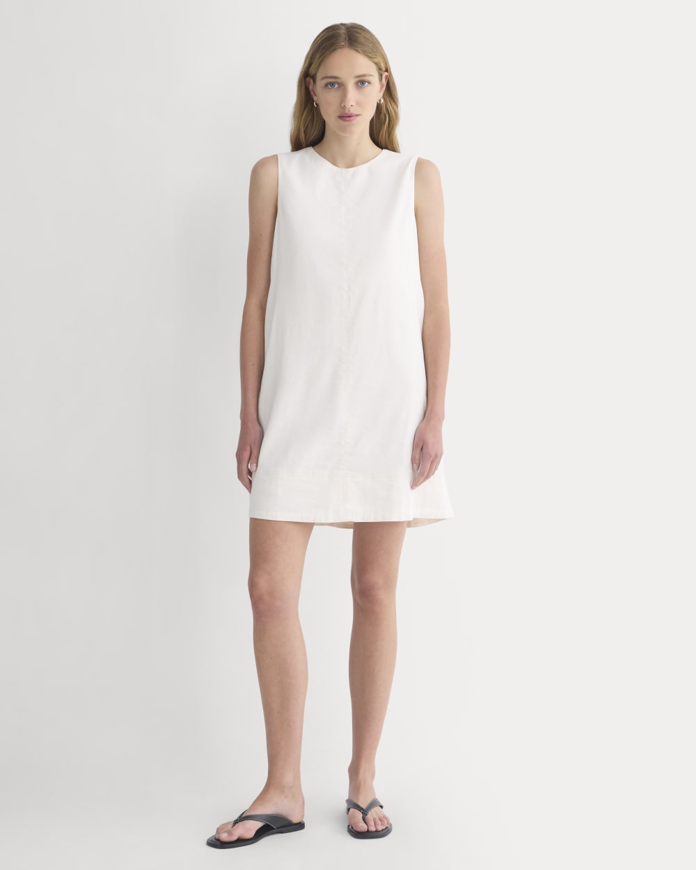womens-shift-dress-in-stretch-linen-bone