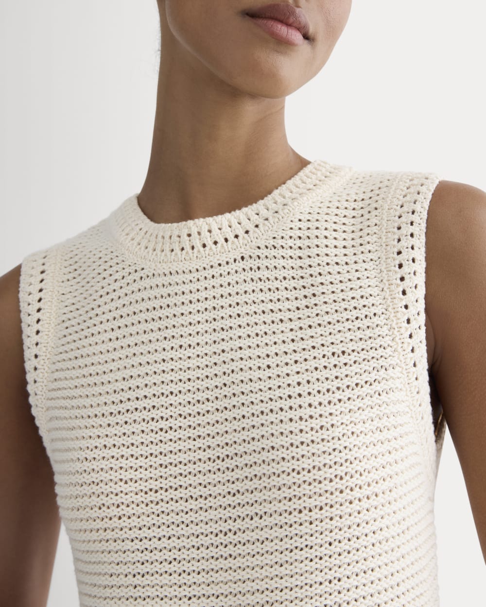 The Organic Cotton Open-Stitch Tank | Canvas – Everlane