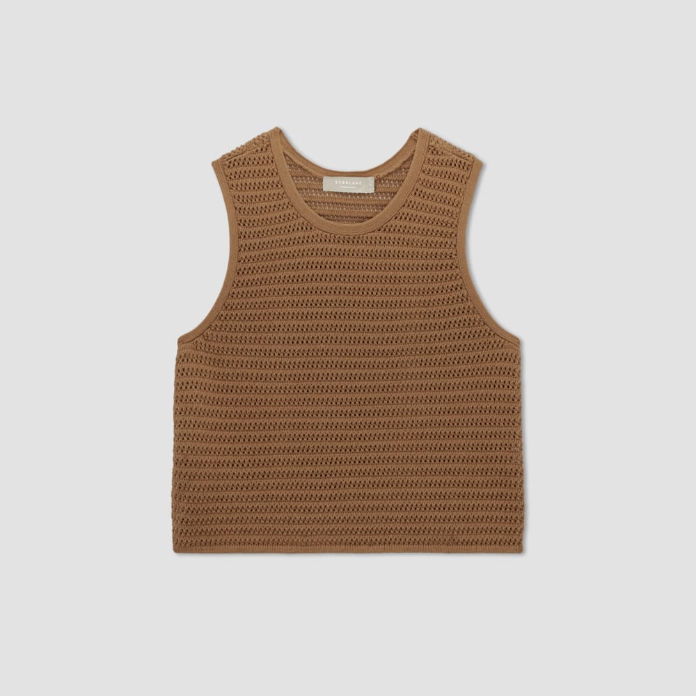 womens-crochet-knit-cami-toasted-coconut | alt