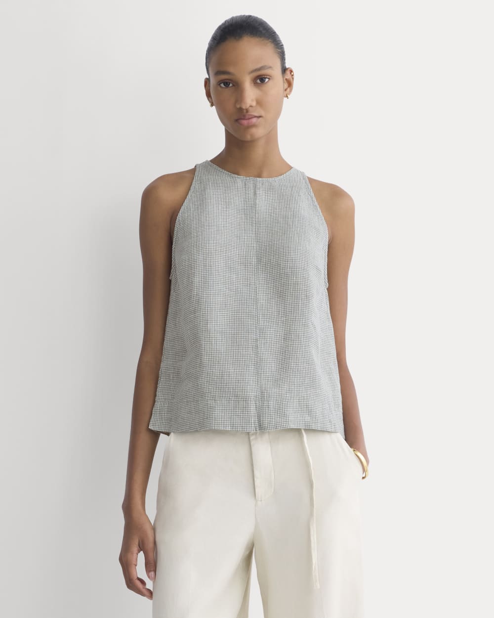 womens-linen-high-neck-tank-agave-green