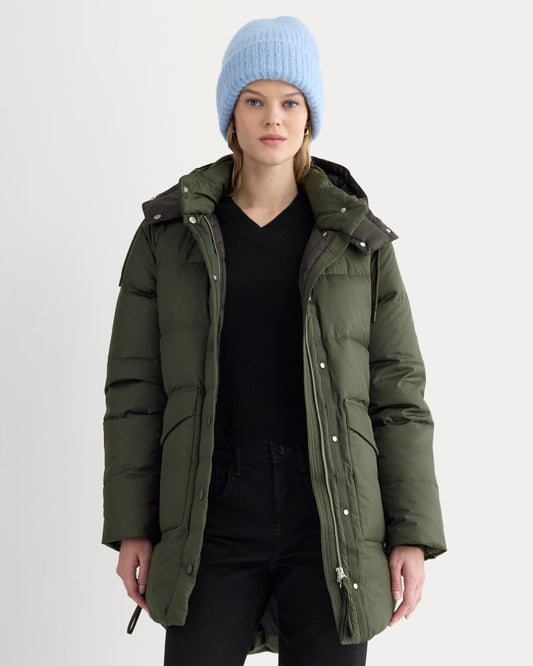 womens-the-everpuff-long-dark-green | primary