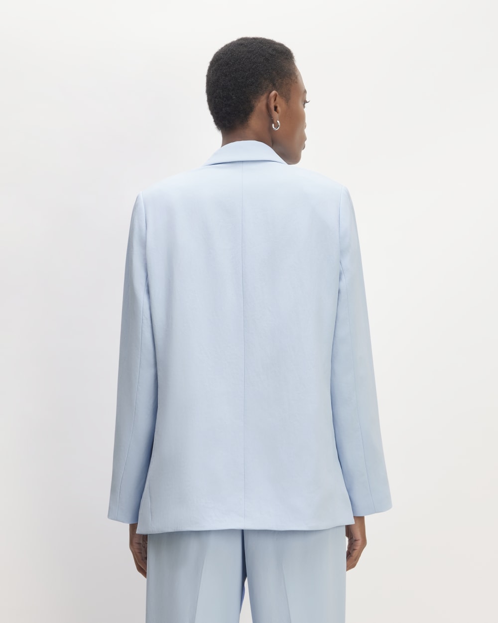 The Drapey Blazer | Chambray Blue – Everlane