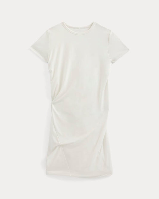 womens-twisted-short-sleeve-crew-dress-bone | alt