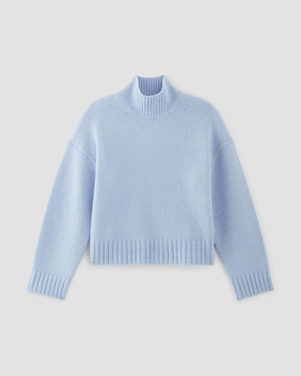 The Cloud Oversized Turtleneck | Chambray Blue – Everlane