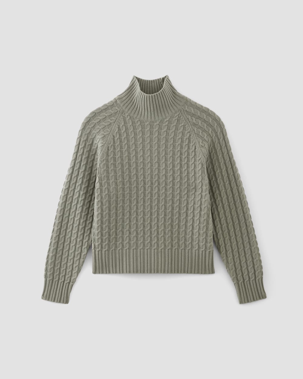 トップス Turtleneck Sage Cat & Mouse 3y Turtleneck in Sage Cat & Mouse by Misha & Puff – Junior Edition