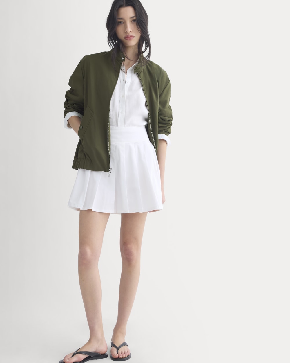 womens-utility-pleated-mini-skirt-white