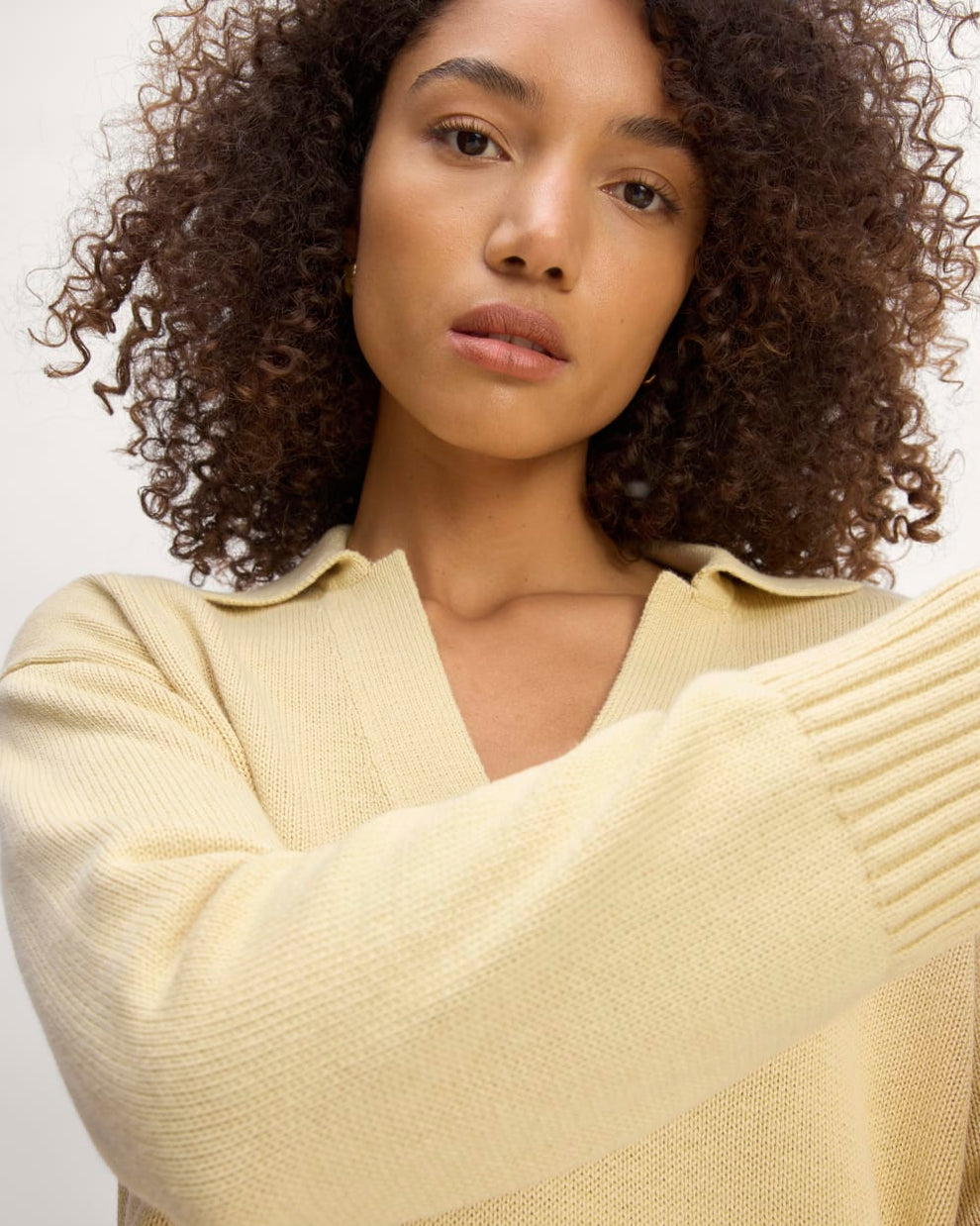 The Boxy Polo In Everyday Cotton Parsnip Everlane the-boxy-polo-in-everyday-cotton-parsnip-everlane