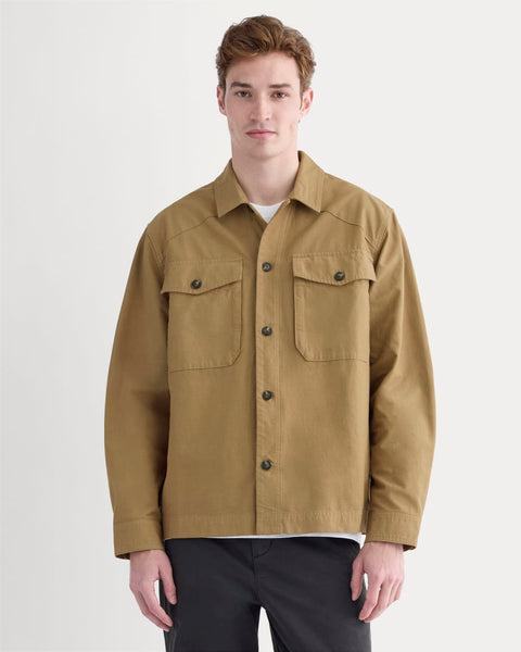 【おおお】 jacket&シャツ 8seconds Nylon Utility Oversized Shirt Jacket Beige | Jackets for