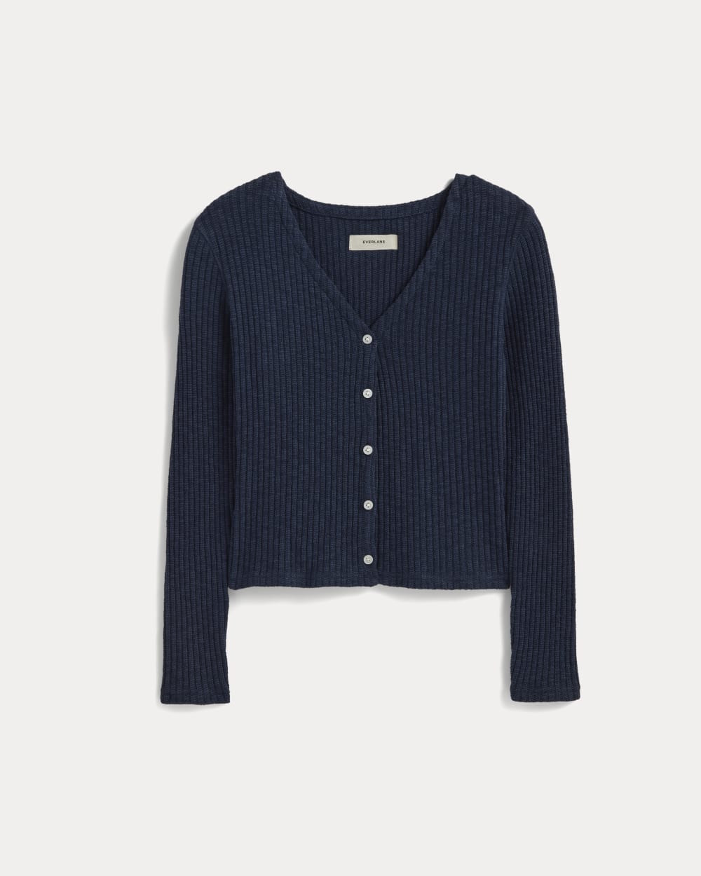 The Cozy Rib Cardigan | Navy – Everlane