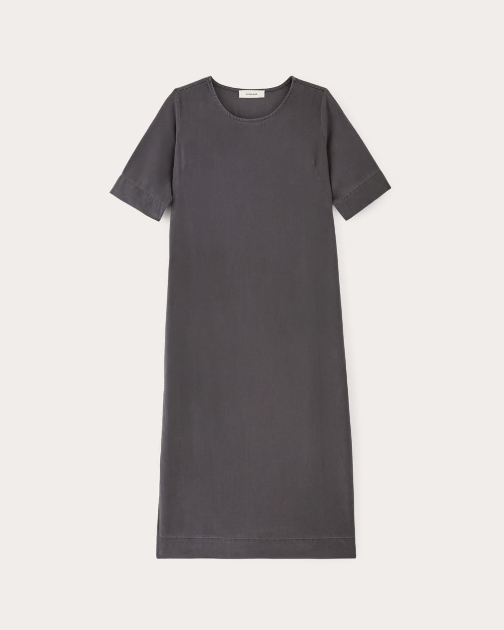 The Relaxed T-Shirt Dress in Buttersoft | Graphite Everlane The Relaxed T-Shirt Dress in Buttersoft | Graphite Everlane