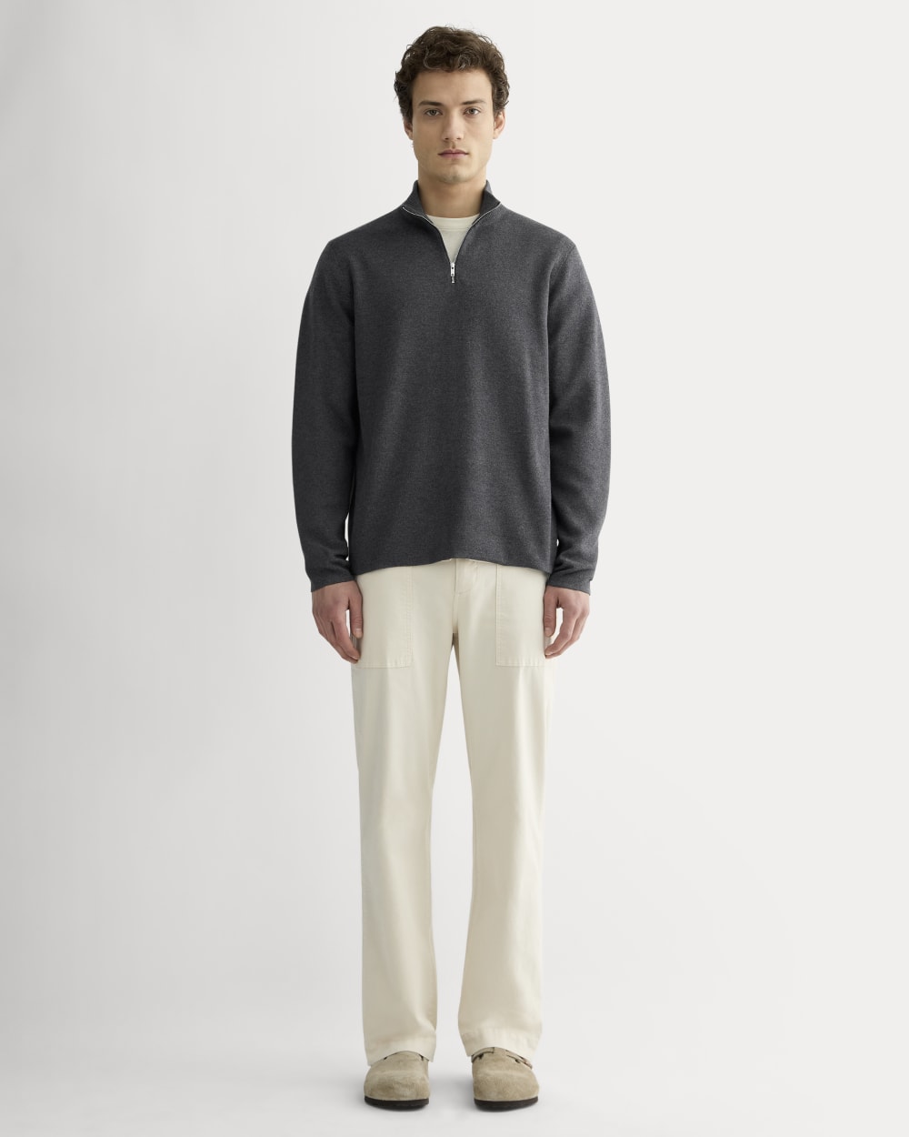 エミールガレ The ReTrack Fleece Half-Zip | Black – Everlane