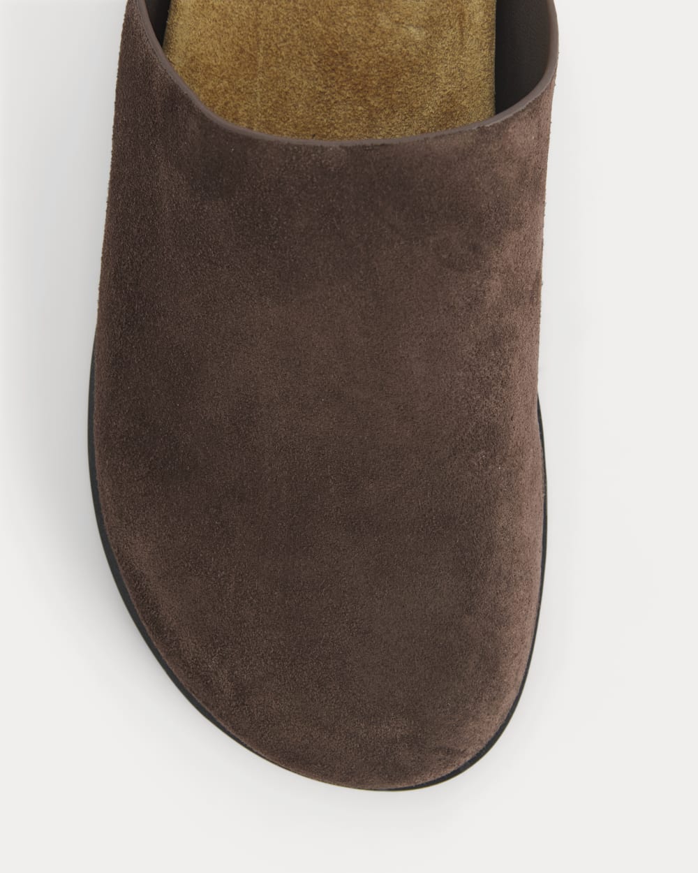 womens-suede-clog-deep-brown