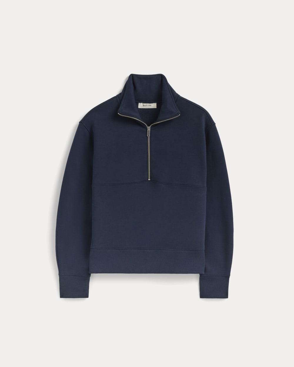Luxe Fleece Half-Zip Sweatshirt | Navy – Everlane