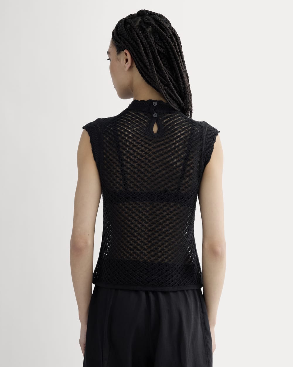 The Lace Knit Tank | Black – Everlane