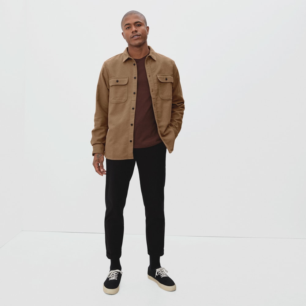 The Heavyweight Overshirt | Uniform | Dark Heathered Camel