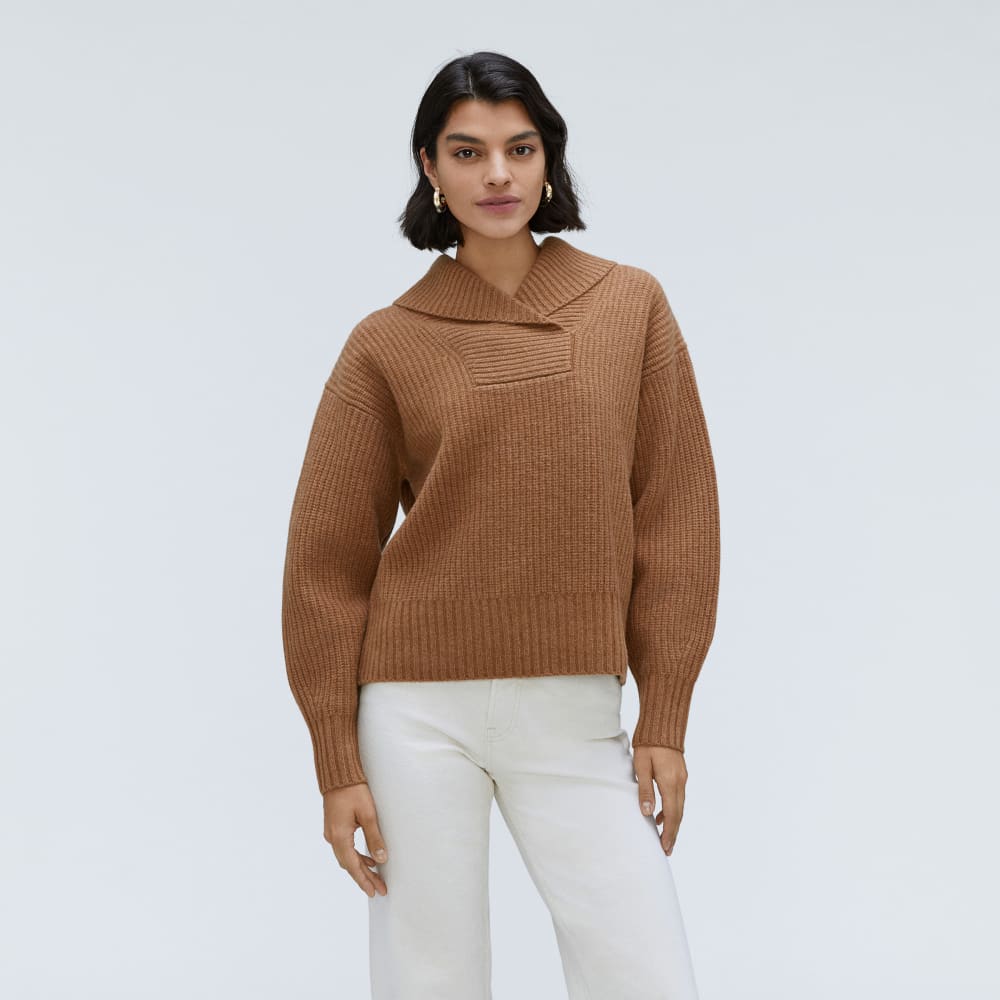 womens-felted-merino-shawl-collar-deep-camel
