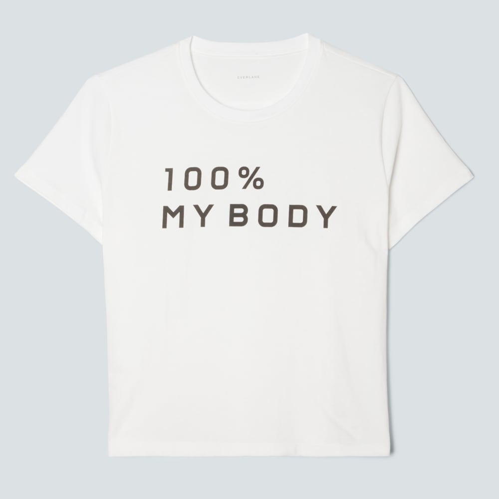 The 100% My Body Box-Cut Tee