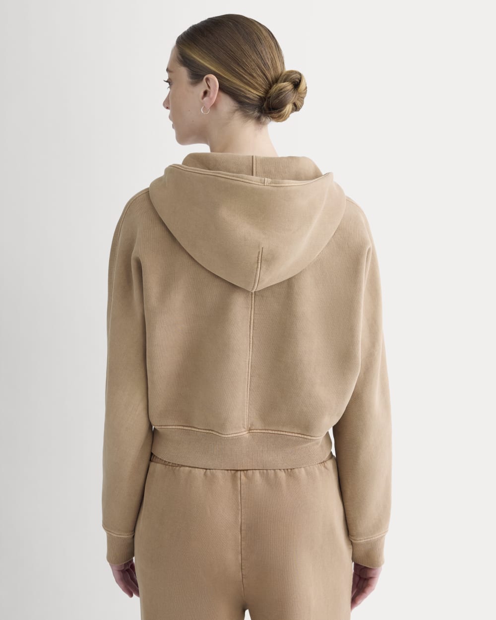 Everlane x The Laufey Foundation Cropped Full-Zip Hoodie | Weathered C