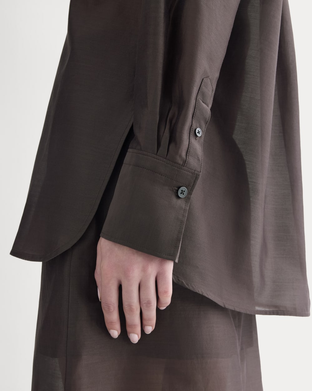 womens-oversized-shirt-silk-organza-dark-chocolate
