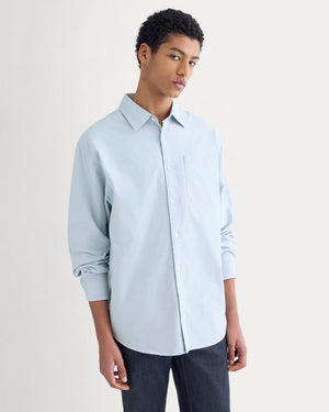 Lightweight Oversized Oxford | Light Blue