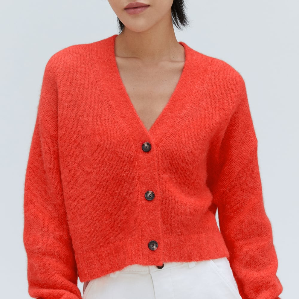 womens-alpaca-v-neck-cropped-cardigan-red-orange