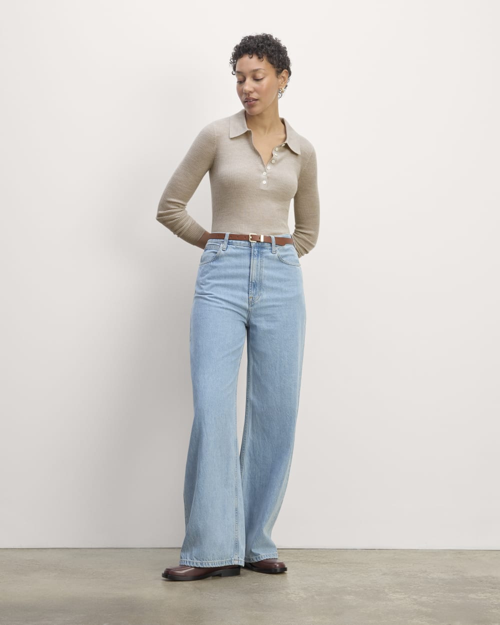 womens-ultrafine-merino-ribbed-polo-heather-oatmeal