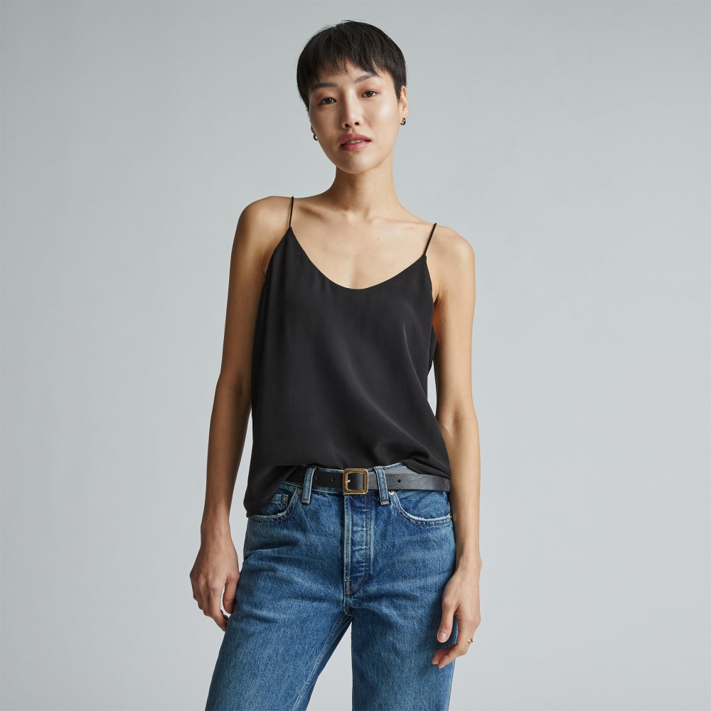 womens-clean-slk-cami-black