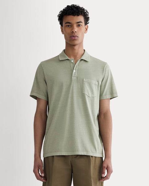 The Essential Organic Garment-Dyed Polo | Seagrass – Everlane