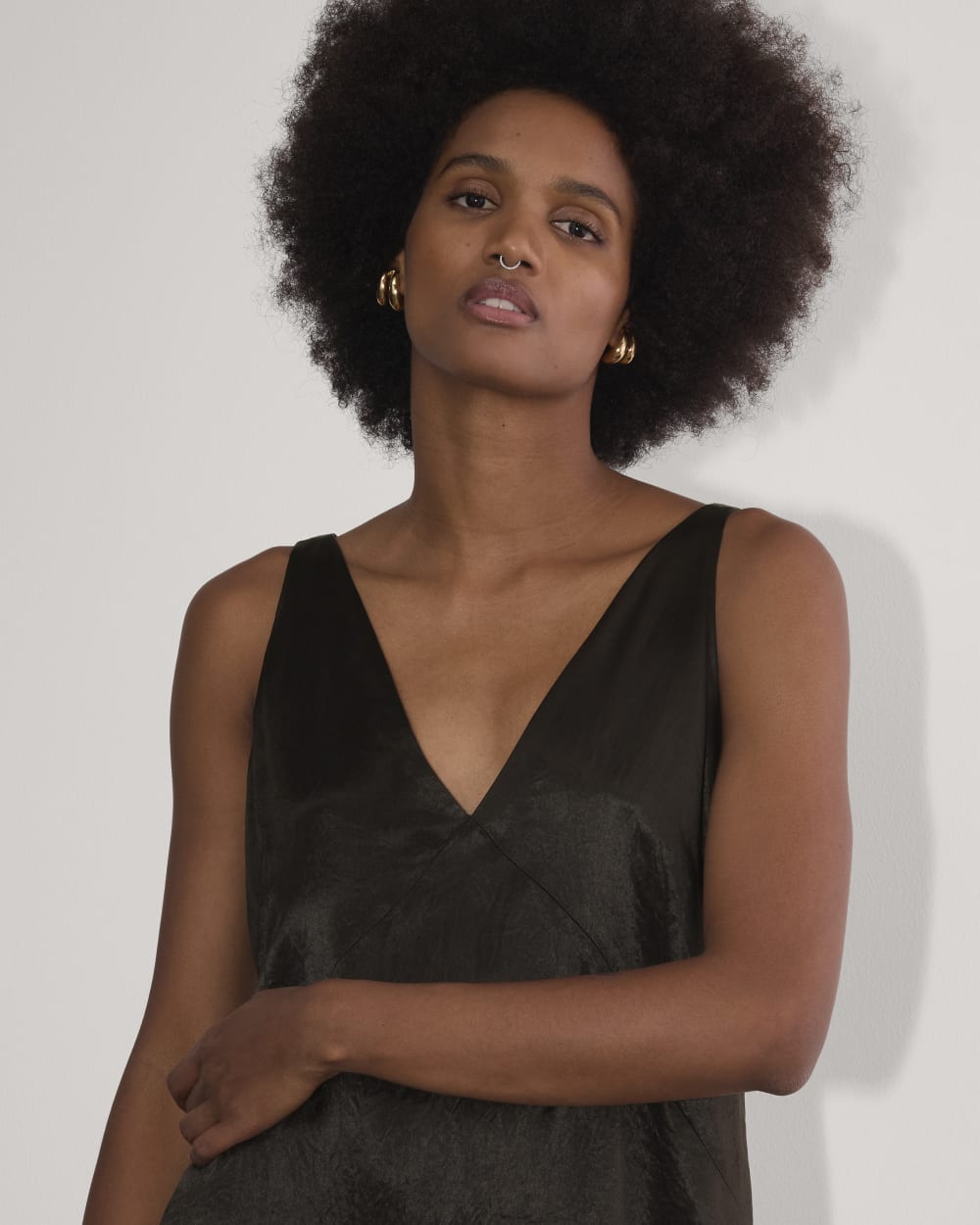 The Satin Slip Dress | Black Everlane The Satin Slip Dress | Black Everlane