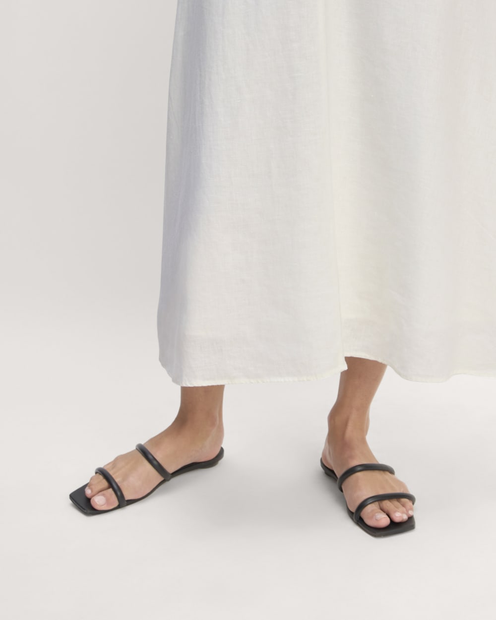 The Linen Halter-Neck Dress | White Everlane The Linen Halter-Neck Dress | White Everlane