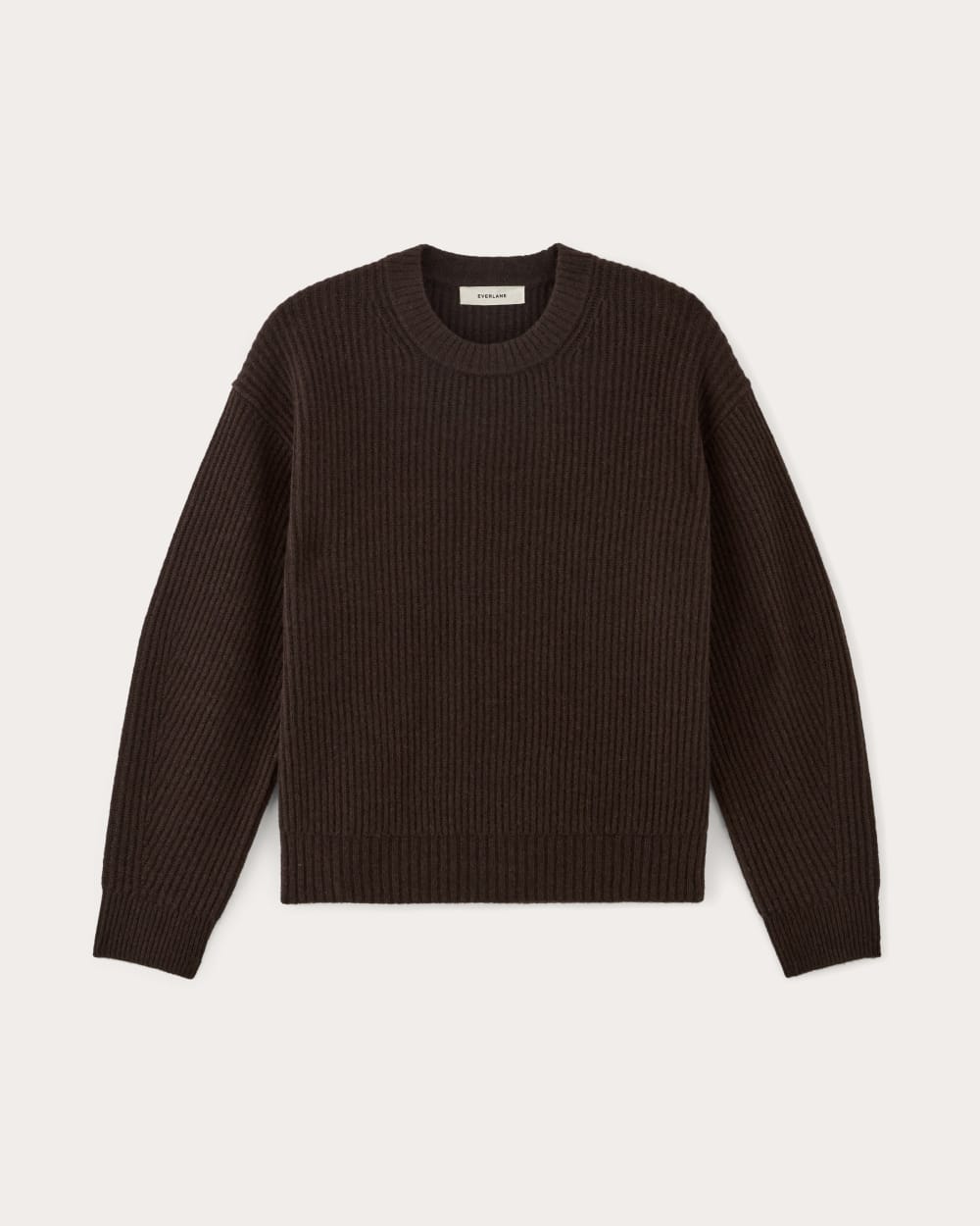 womens-wool-cashmere-cocoon-crew-sweater-americano | alt