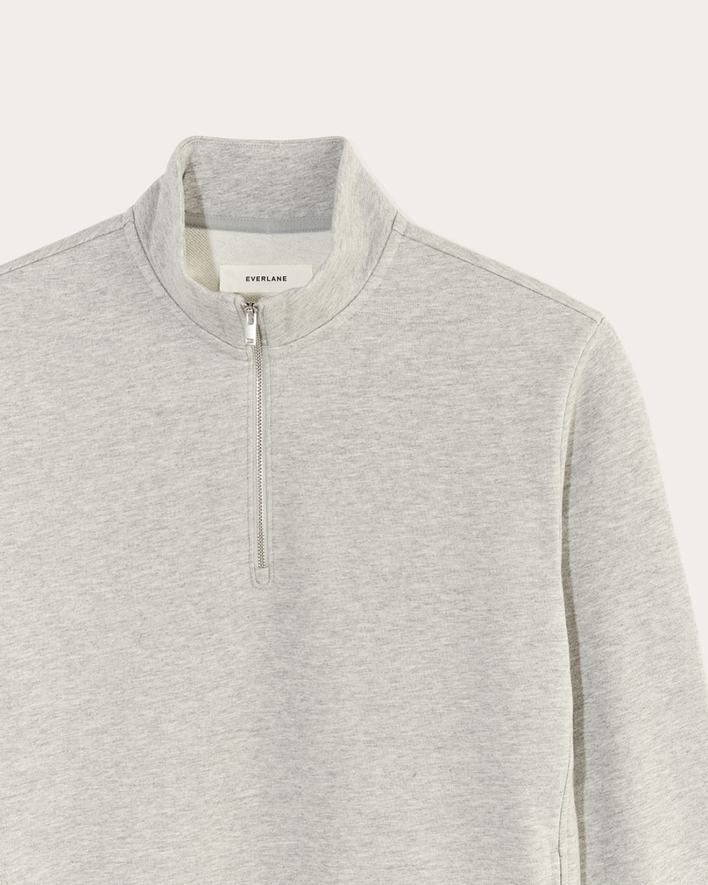 The Off-Duty Terry Quarter-Zip | Heathered Grey – Everlane