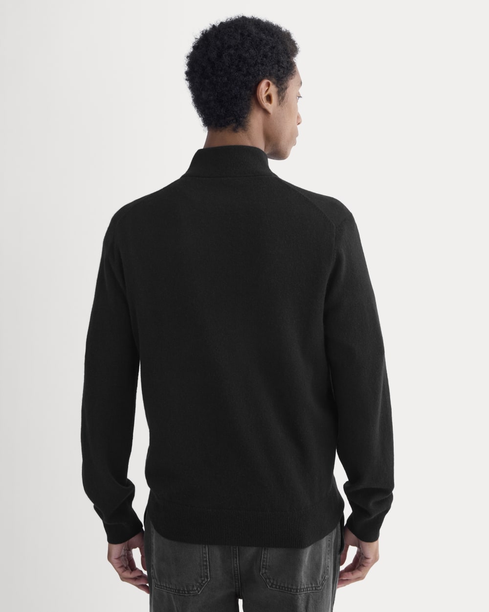 Cashmere Quarter Zip Sweater | Black Everlane Cashmere Quarter Zip Sweater | Black Everlane