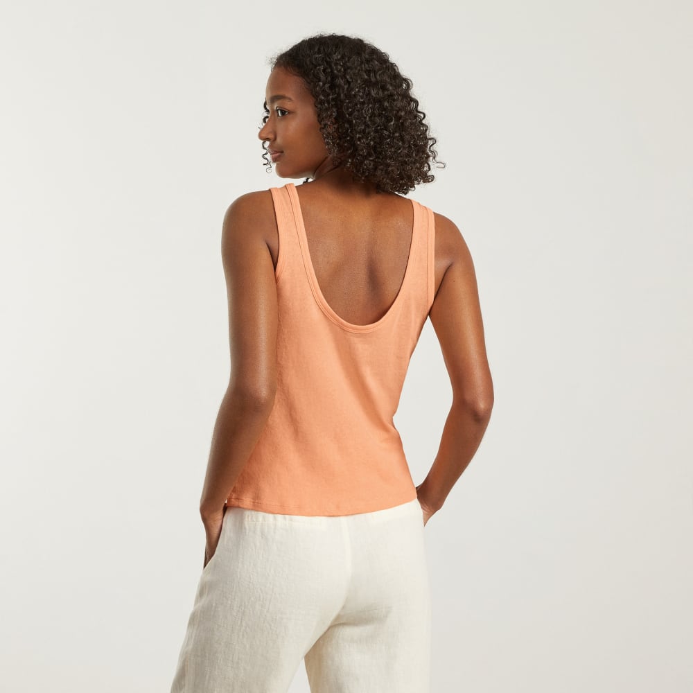 womens-air-tank-orange-chiffon | alt
