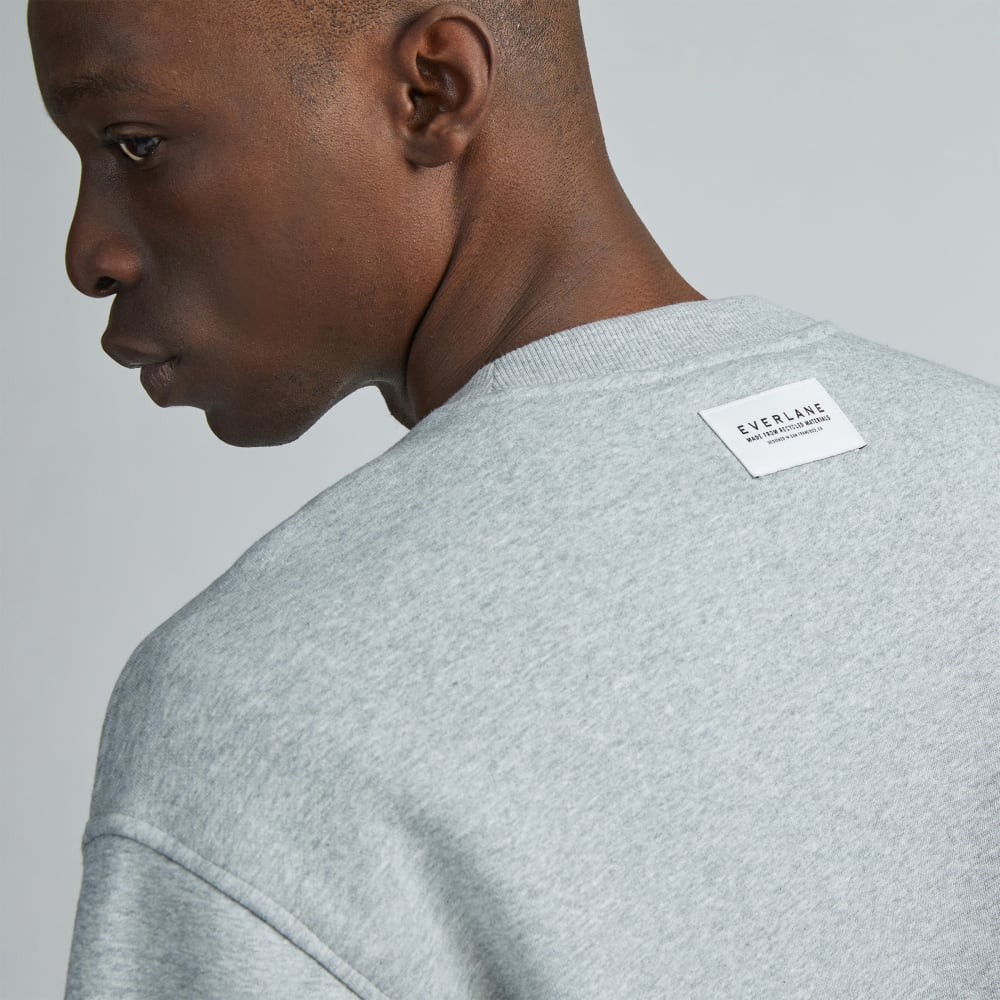 The ReTrack Crewneck Sweatshirt | Heathered Grey – Everlane