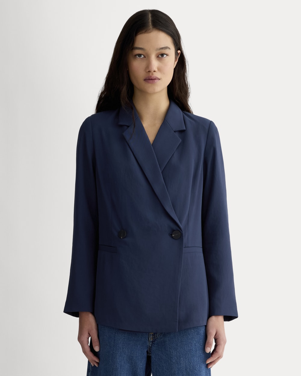 womens-drapey-blazer-navy | primary