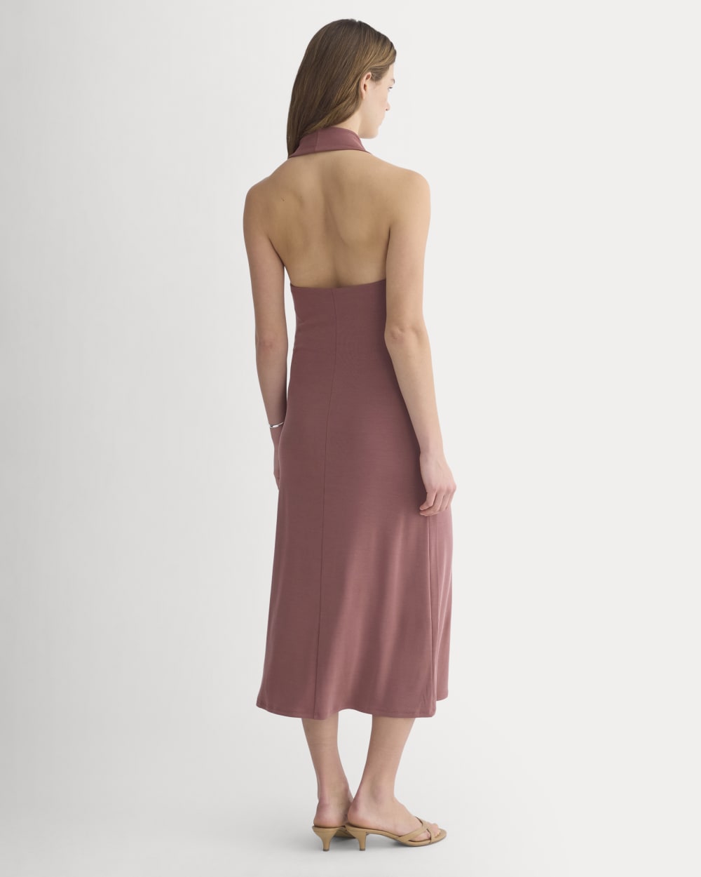 Everlane Cowlneck Halter Dress, Butterknit, Washed Henna, Size XS Everlane Cowlneck Halter Dress, Butterknit, Washed Henna, Size XS