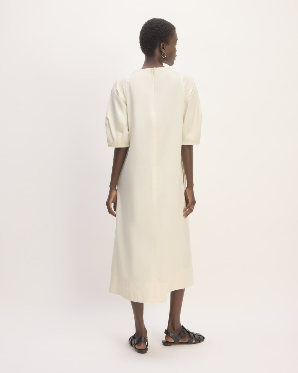 womens-short-sleeve-puff-midi-dress-bone