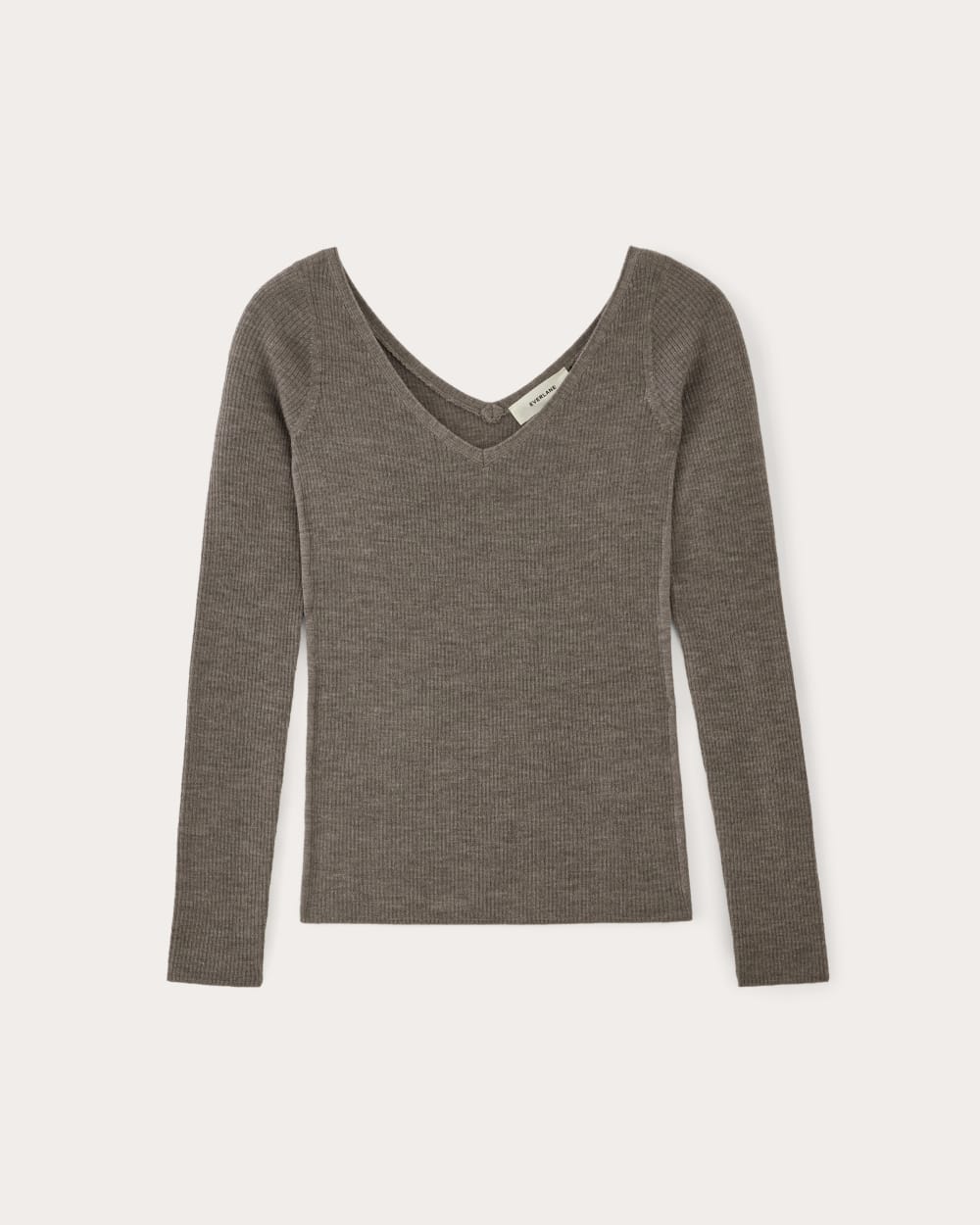 The Off-Shoulder Top in Ultrasoft Merino | Black