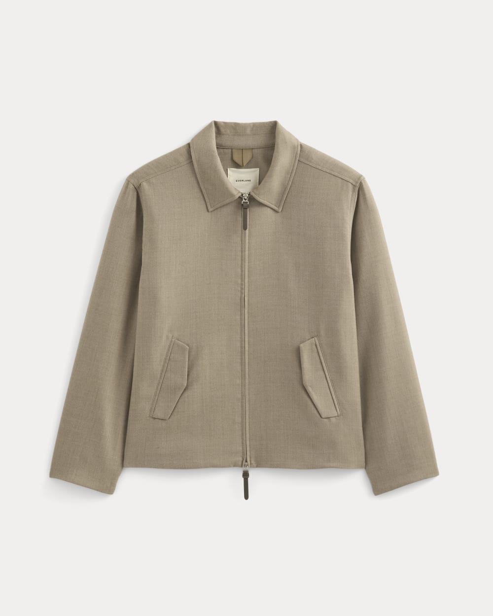 Tailored Zip Jacket | Light Taupe – Everlane